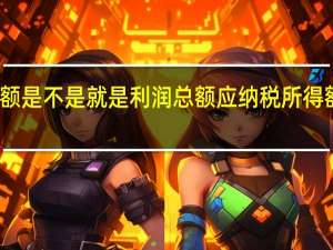 应纳税所得额是不是就是利润总额 应纳税所得额是不是利润总额