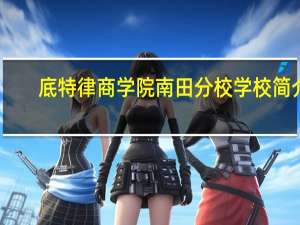 底特律商学院南田分校学校简介