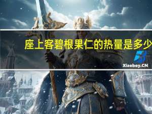 座上客 碧根果仁的热量是多少