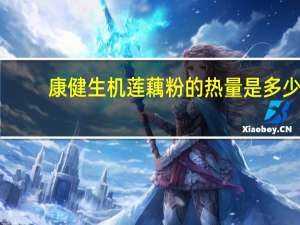 康健生机 莲藕粉的热量是多少