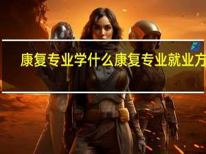 康复专业学什么 康复专业就业方向