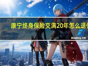 康宁终身保险交满20年怎么退保（康宁终身保险交满20年能退吗）