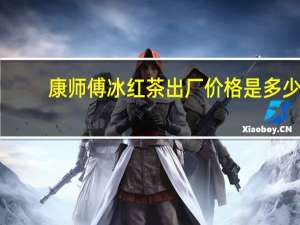 康师傅冰红茶出厂价格是多少（康师傅冰红茶出厂价）