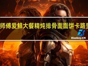 康师傅 爱鲜大餐精炖排骨面面饼卡路里是多少