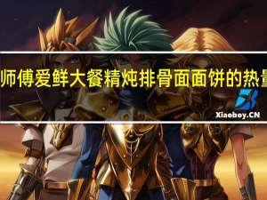 康师傅 爱鲜大餐精炖排骨面面饼的热量是多少