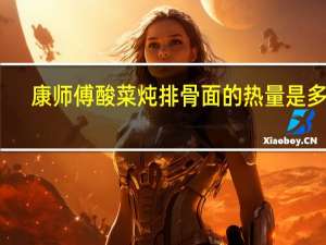 康师傅 酸菜炖排骨面的热量是多少