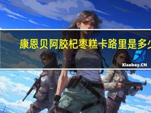 康恩贝 阿胶杞枣糕卡路里是多少