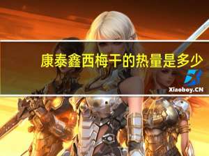 康泰鑫 西梅干的热量是多少