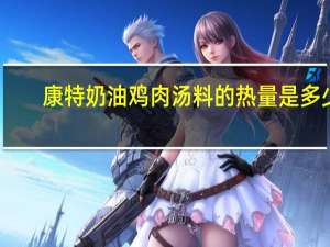 康特 奶油鸡肉汤料的热量是多少