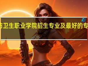 廊坊卫生职业学院招生专业及最好的专业有哪些