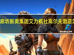 廊坊新奥集团艾力枫社高尔夫酒店怎么样