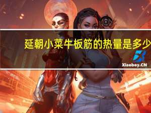 延朝小菜 牛板筋的热量是多少