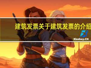 建筑发票 关于建筑发票的介绍