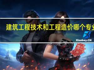 建筑工程技术和工程造价哪个专业好