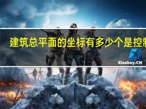 建筑总平面的坐标有多少个是控制点