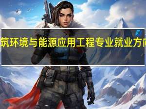 建筑环境与能源应用工程专业就业方向是什么
