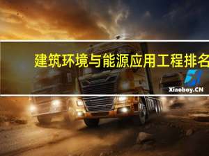 建筑环境与能源应用工程排名