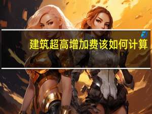 建筑超高增加费该如何计算
