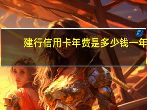 建行信用卡年费是多少钱一年（建行信用卡年费是多少）