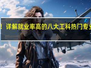 建议收藏！详解就业率高的八大工科热门专业！附院校推荐