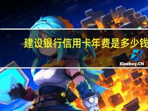 建设银行信用卡年费是多少钱（中国建设银行龙卡信用卡年费规则是什么）