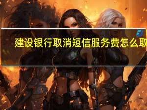 建设银行取消短信服务费怎么取消（建设银行取消短信）