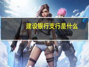 建设银行支行是什么
