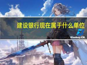建设银行现在属于什么单位