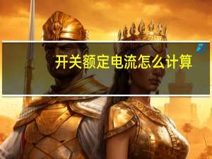 开关额定电流怎么计算