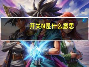 开关N是什么意思