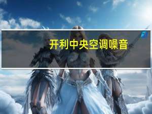 开利中央空调噪音