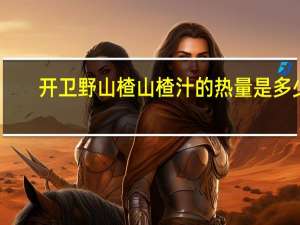 开卫 野山楂山楂汁的热量是多少