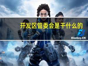 开发区管委会是干什么的