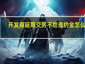 开发商延期交房不给违约金怎么办