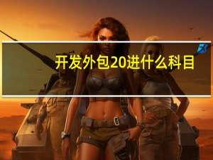 开发外包 进什么科目