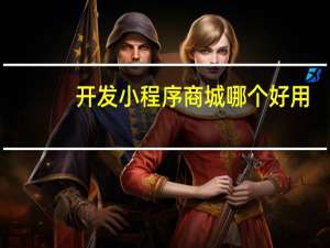 开发小程序商城哪个好用