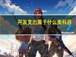 开发支出属于什么类科目