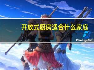 开放式厨房适合什么家庭