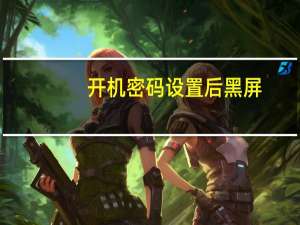 开机密码设置后黑屏（开机密码设置）