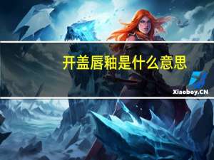 开盖唇釉是什么意思（唇釉是什么意思）