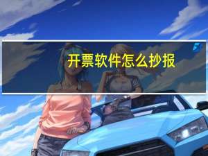 开票软件怎么抄报