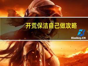 开荒保洁自己做攻略