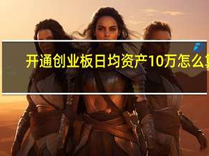 开通创业板日均资产10万怎么算