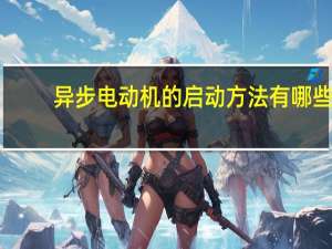 异步电动机的启动方法有哪些