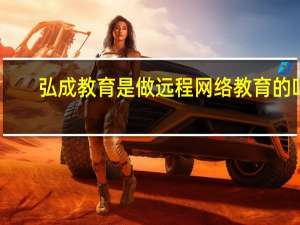 弘成教育是做远程网络教育的吗