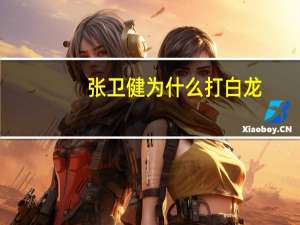 张卫健为什么打白龙（张卫健为什么打王伯昭）