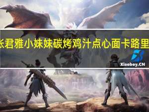 张君雅小妹妹 碳烤鸡汁点心面卡路里是多少