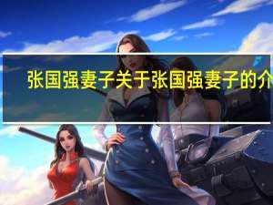 张国强妻子 关于张国强妻子的介绍