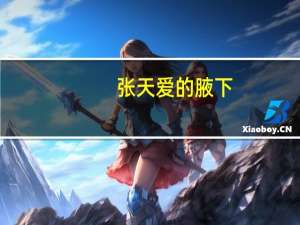 张天爱的腋下（张天爱的乳点）