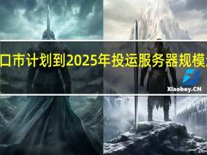 张家口市计划到2025年投运服务器规模达400万台